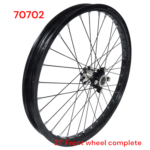 Complete Front Wheel - 32H Black (bare)