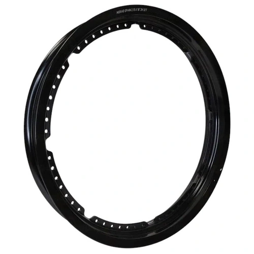 WHEEL REAR RIM 18" 32H Tubeless Flanged - Black