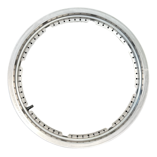 WHEEL REAR RIM 18" 32H Tubeless Flanged - Silver