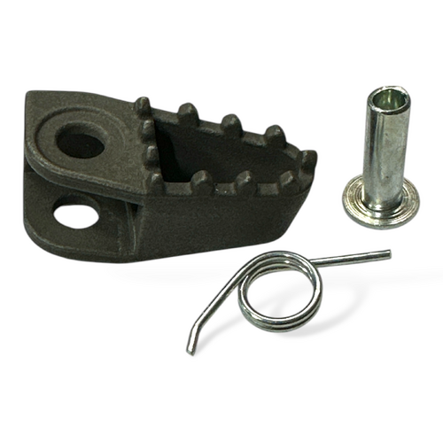 Brake pedal replacement tip/spring/rivet