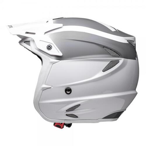 Jitsie HT2 SOLID Helmet (fibreglass shell) - White