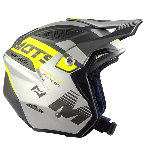 MOTS GO2 Helmet - Fluro Yellow