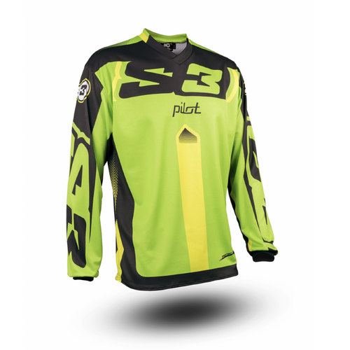 S3 Protec Trials Jersey - Green - Large